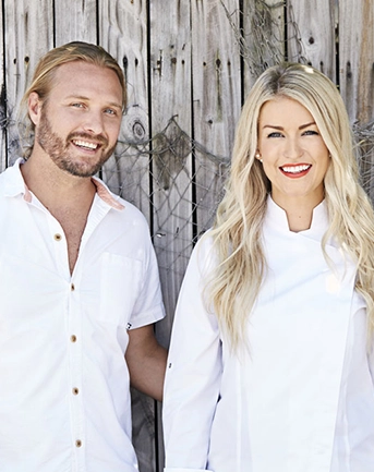 Chefs Jeff McInnis and Janine Booth