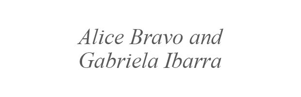 Logo that reads Alice and Gabriela