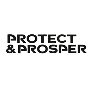 Logo that reads Protect and prosper